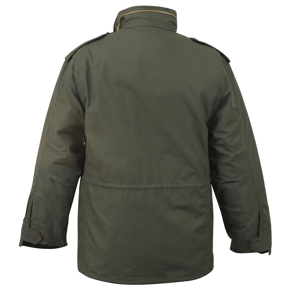 M-65 ARMY FIELD JACKET WITH LINER OD GREEN COAT PARKA MEDIUM THRU 5 X-LARGE
