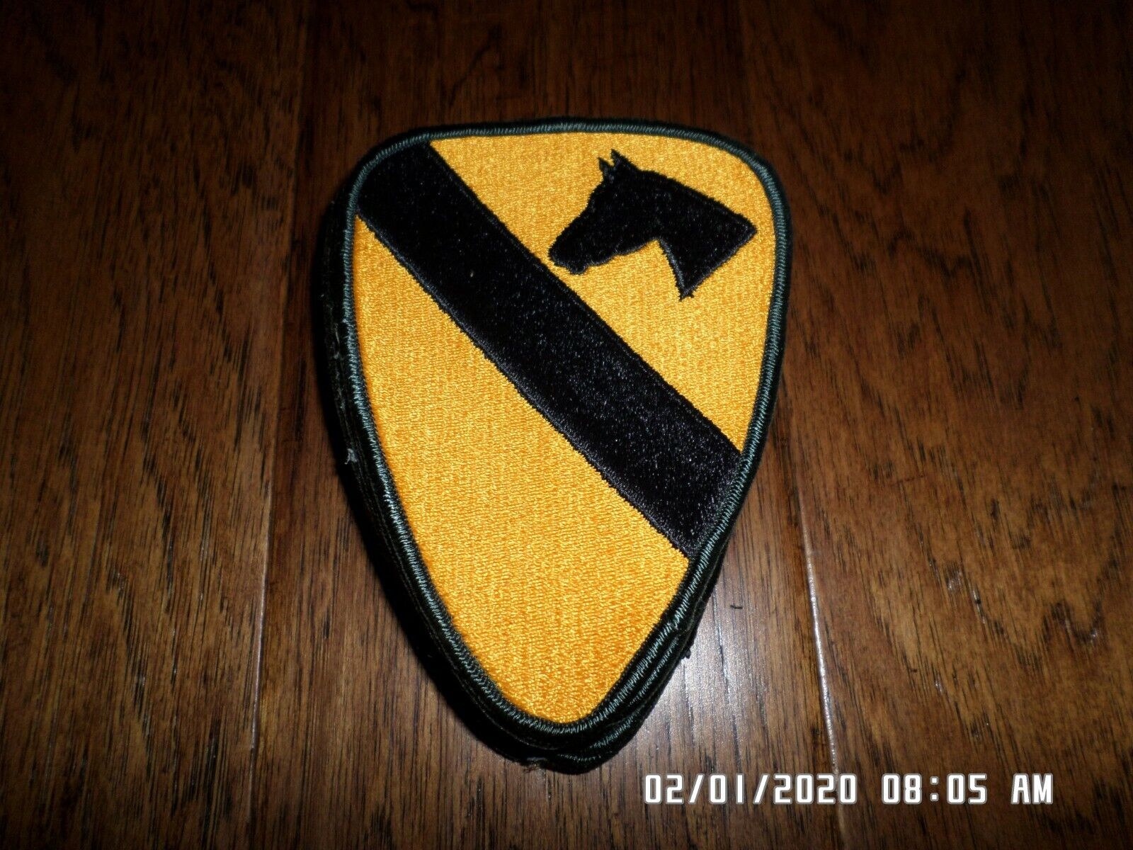 US Army 1st Cavalry Division Patch – OD Green, Veteran, Fort Hood, First Team
