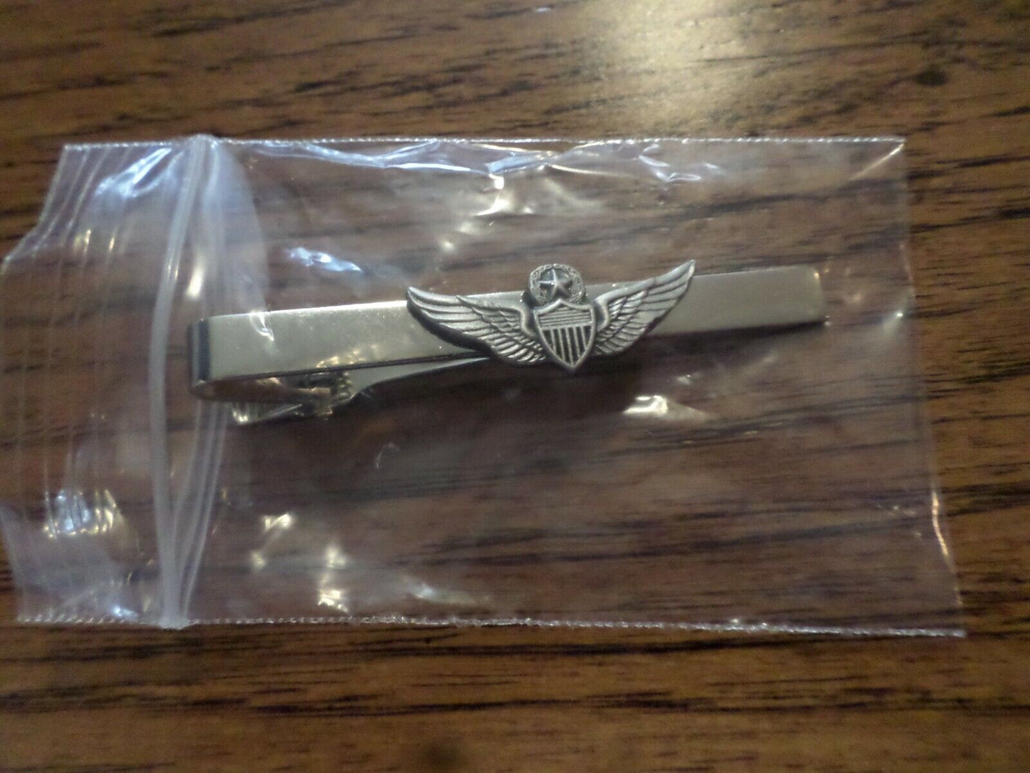 U.S MILITARY ARMY PILOT TIE BAR MASTER AVIATOR WINGS TIE TAC U.S.A MADE