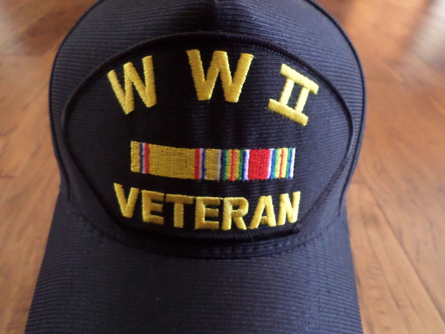 U.S MILITARY WWII VETERAN HAT U.S MILITARY OFFICIAL BALL CAP U.S.A MADE