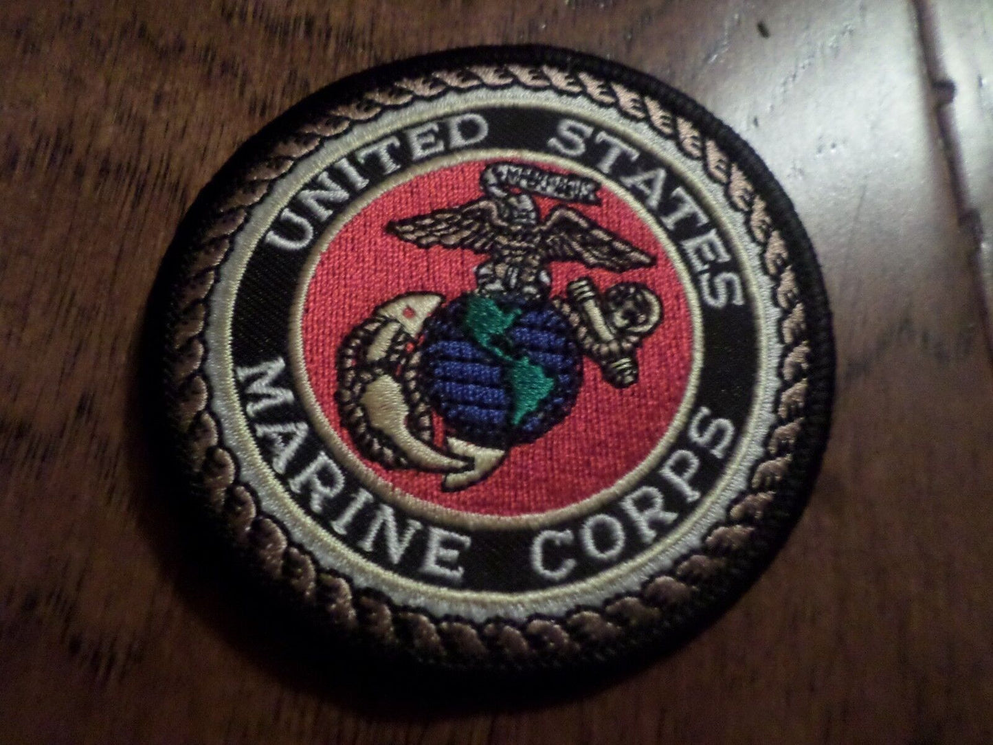 U.S.MILITARY MARINE CORPS PATCH EAGLE GLOBE AND ANCHOR FULL COLOR EGA 3 X 3.