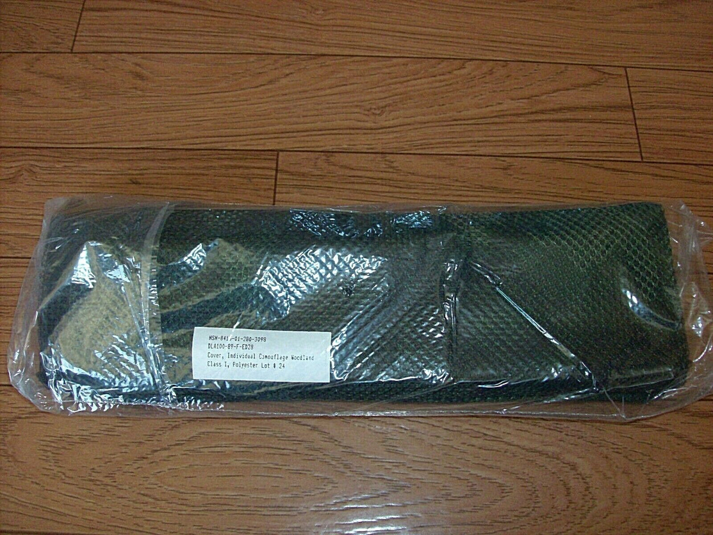 NEW MILITARY ISSUE WOODLAND CAMOUFLAGE MESH NETTING 5ft X 8ft