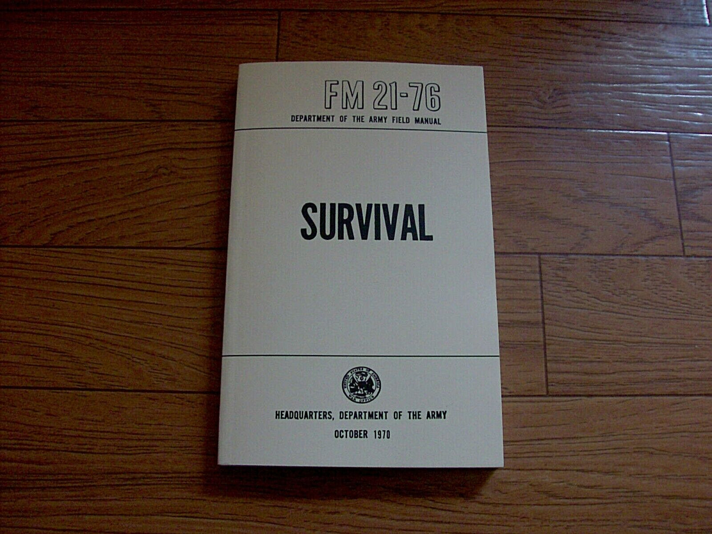 U.S ARMY SURVIVAL HANDBOOK 21-76 ILLUSTRATED 288 PAGES SURVIVALIST GUIDE