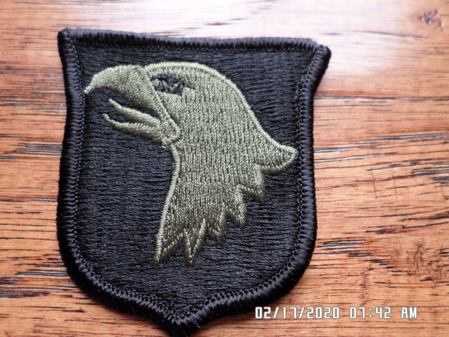 U.S ARMY 101ST AIRBORNE PATCH SHOULDER SLEEVE GENUINE MILITARY REGULATION ISSUE