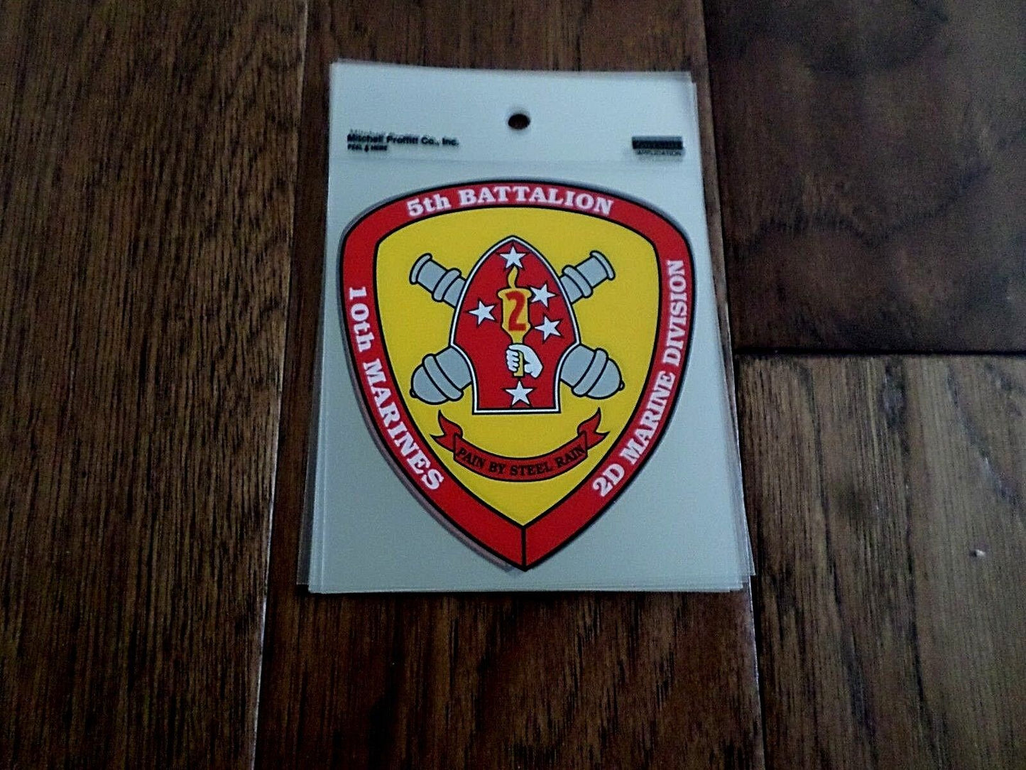 U.S MILITARY MARINE CORPS 5th BATTALION 10th MARINES 2d DIVISION WINDOW DECAL