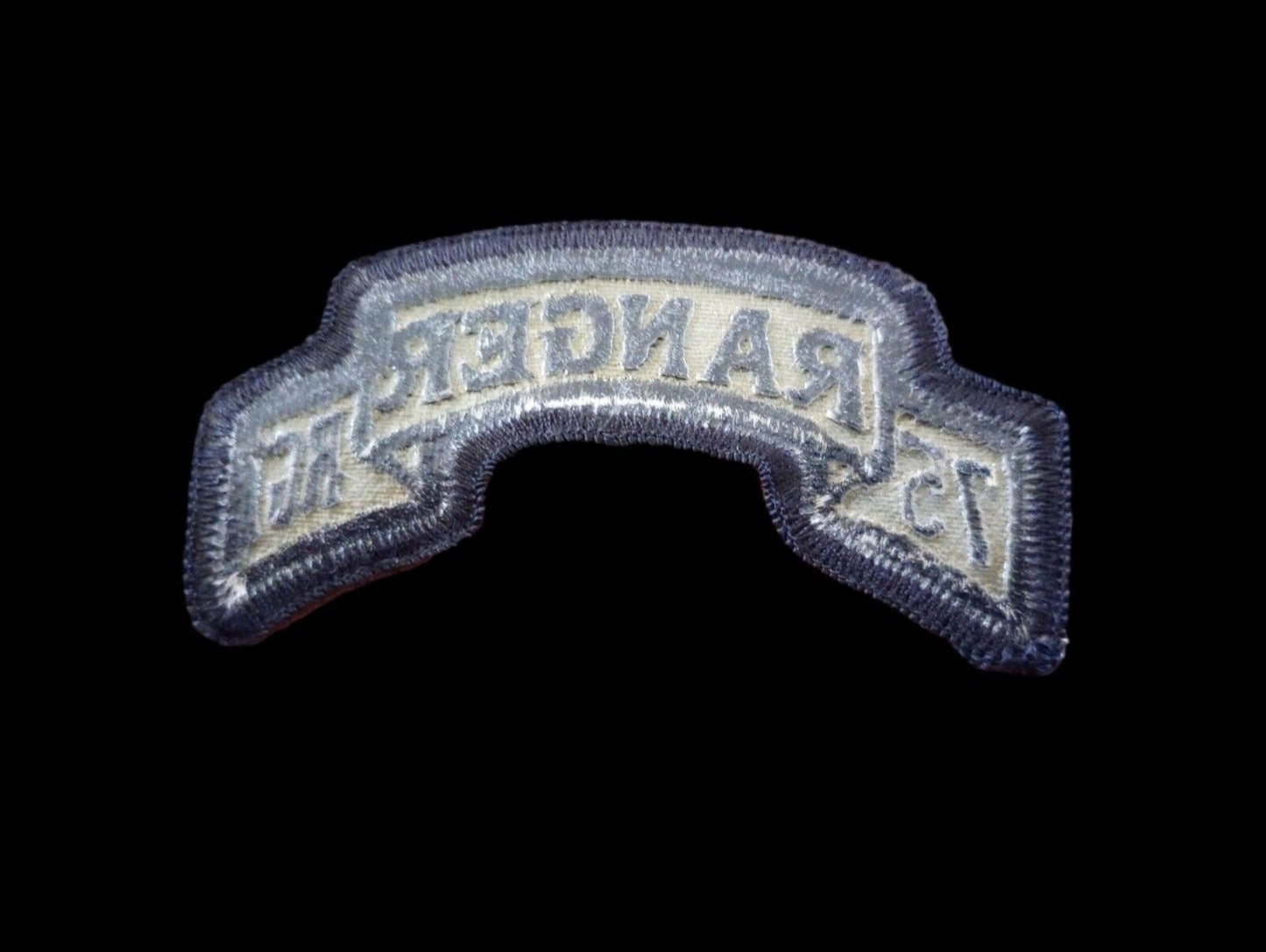 MILITARY ARMY 75th RANGER RGT TAB PATCH RANGERS SHOULDER ROCKER SCROLL SUBDUE OD
