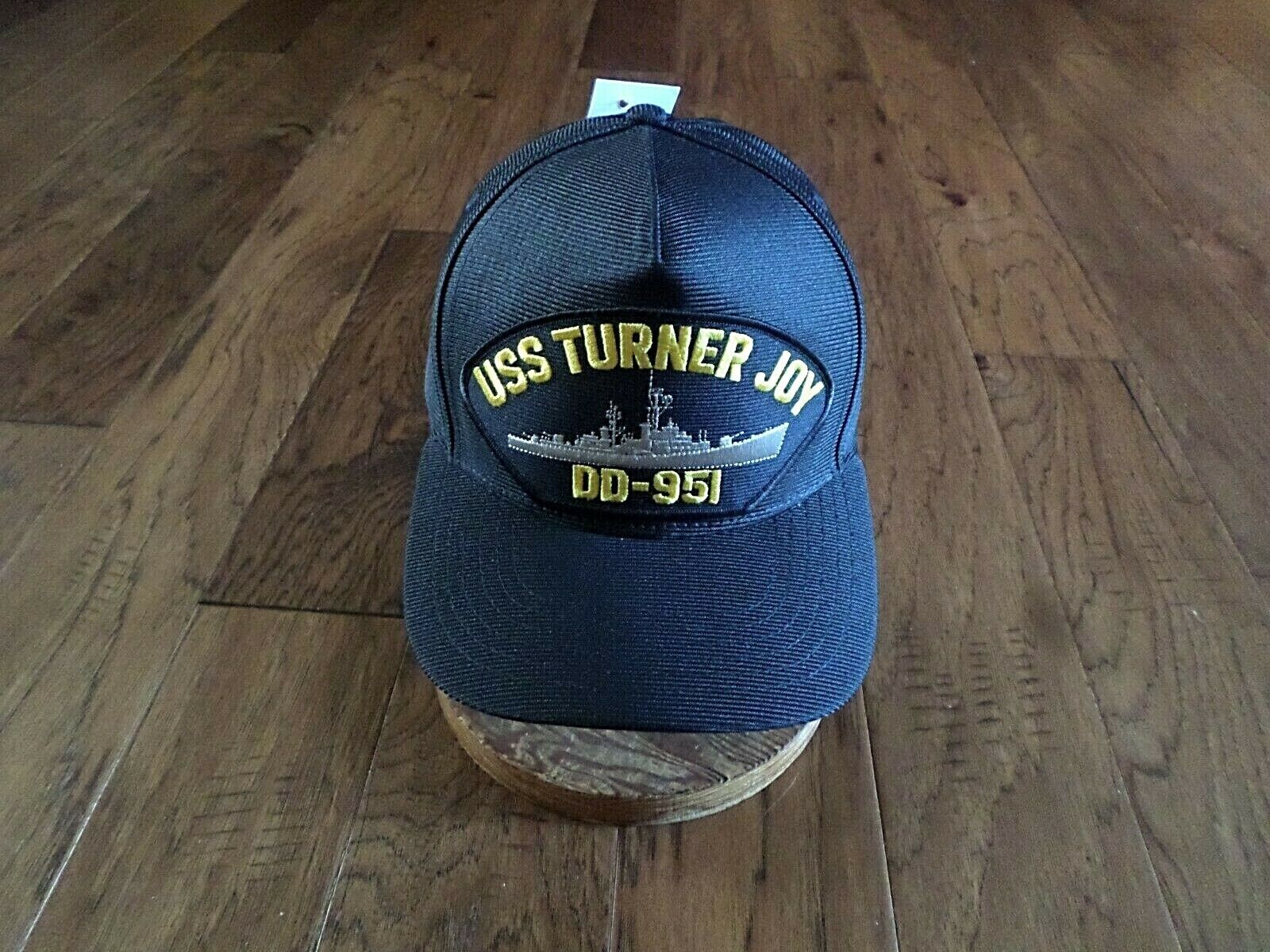 U.S NAVY USS TURNER JOY DD951 NAVY SHIP HAT U.S MILITARY OFFICIAL CAP