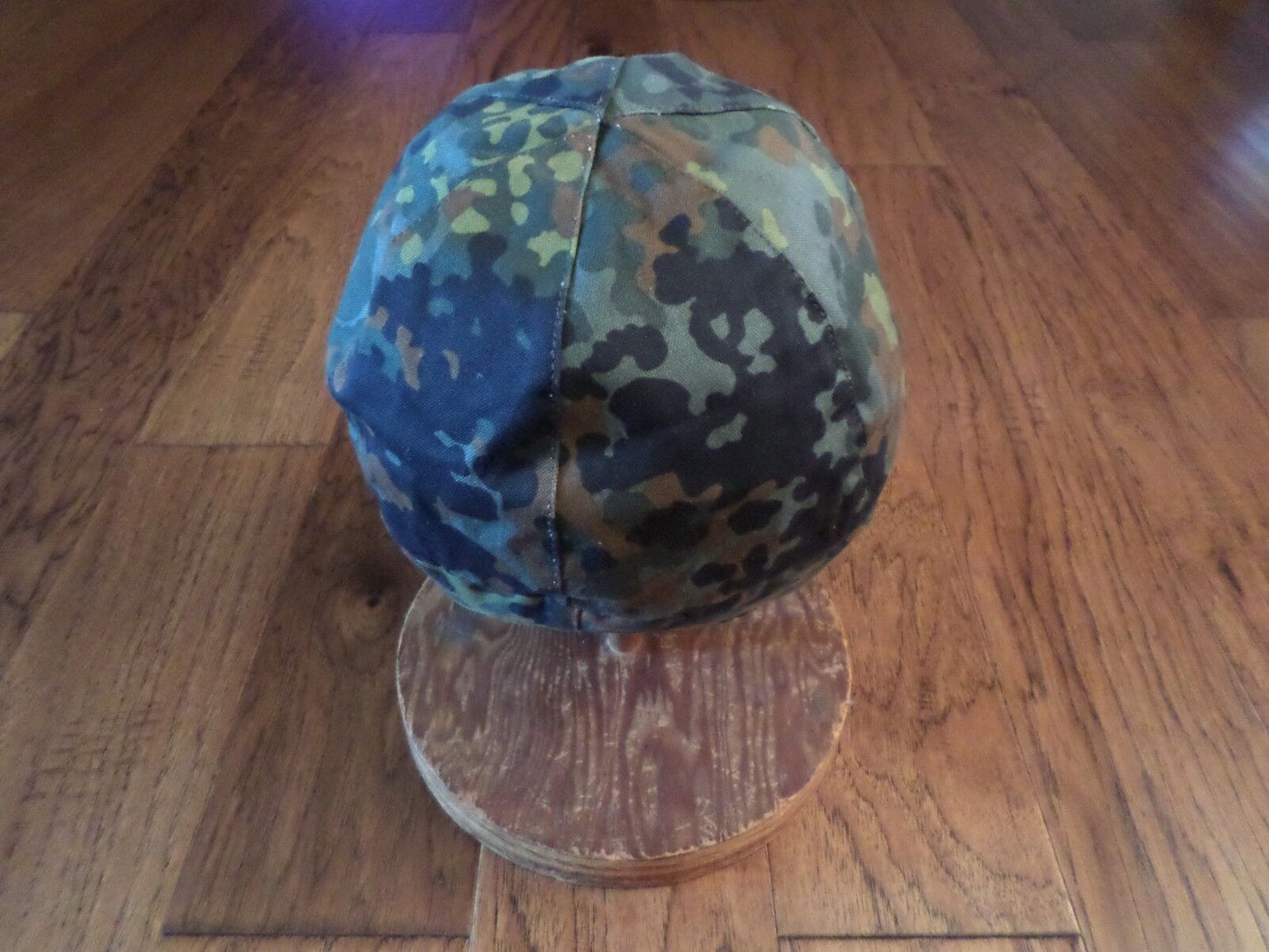 GENUINE GERMAN MILITARY FLECTARN CAMOUFLAGE WINTER CAP/HAT EAR FLAPS SZ 60, 7.5