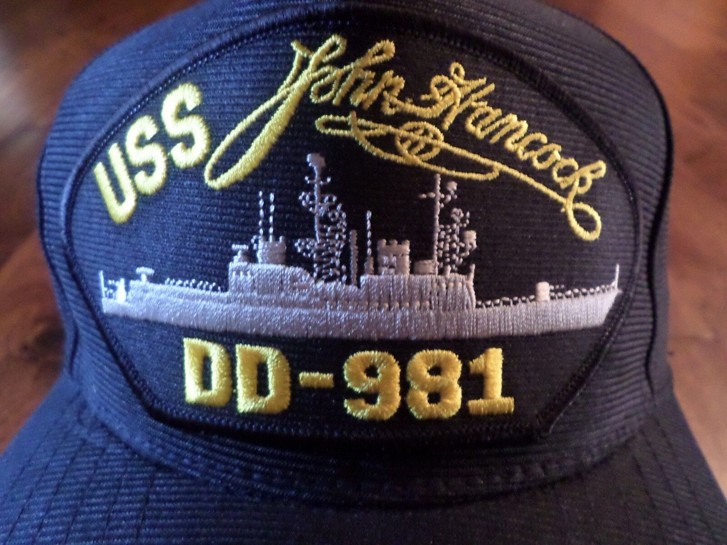 USS JOHN HANCOCK DD-981 NAVY SHIP HAT U.S MILITARY OFFICIAL BALL CAP U.S.A MADE