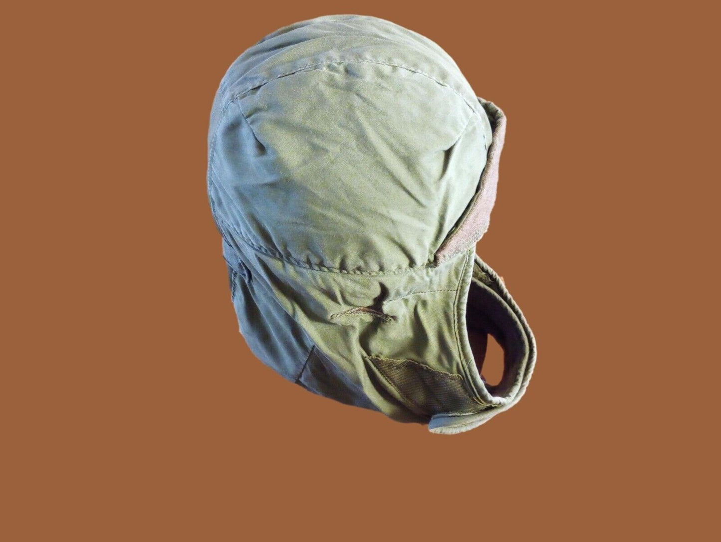 U.S MILITARY EARLY VIETNAM ISSUE COLD WEATHER HELMET LINER PYLE HAT CAP 7 1/4