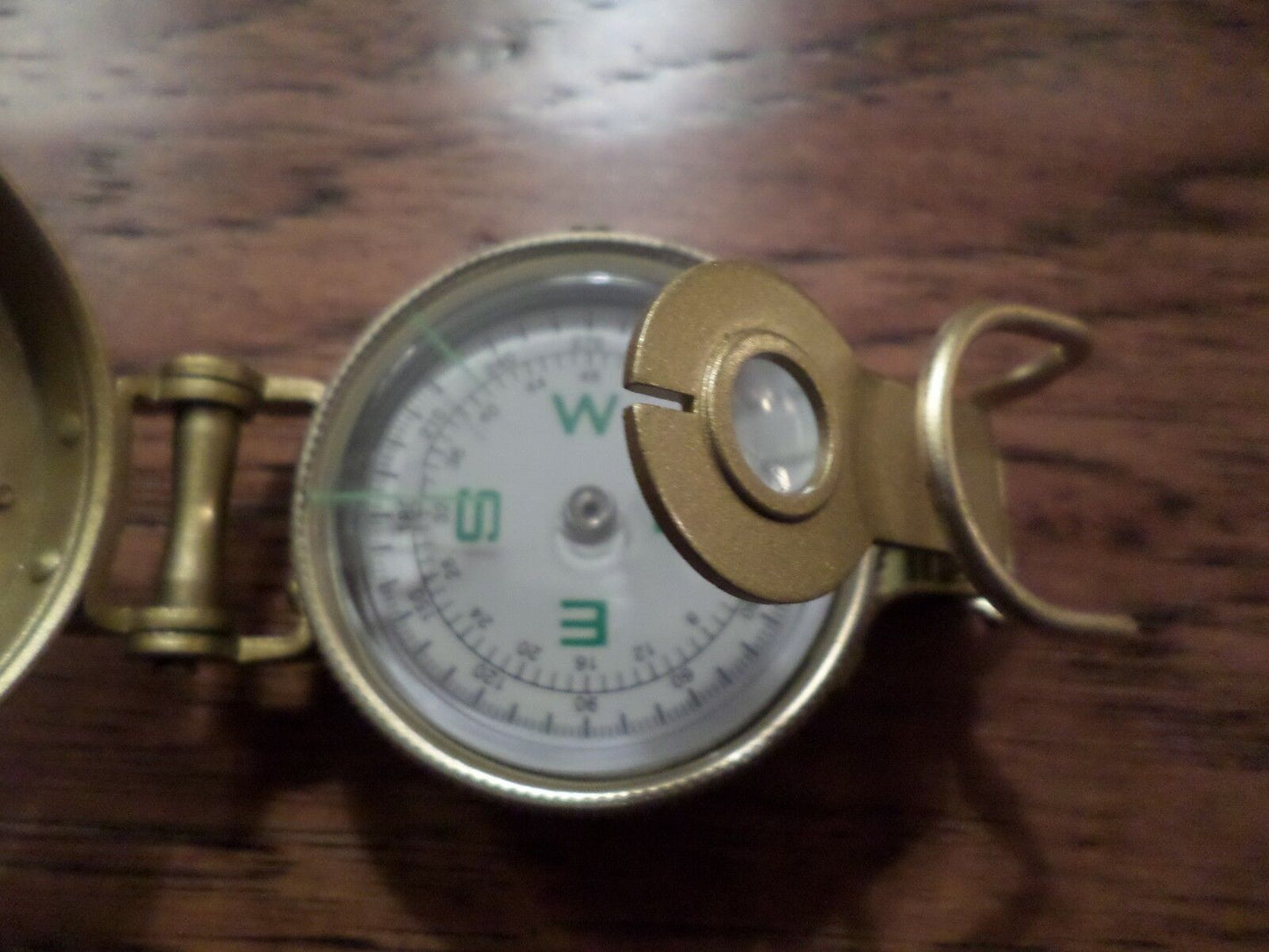 METAL CASE LENSATIC COMPASS LIQUID FILLED FLOATING LUMINOUS DIAL WITH CASE