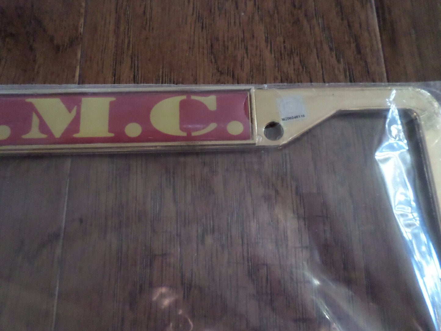 U.S MILITARY MARINE CORPS U.S.M.C. VETERAN METAL LICENSE PLATE FRAME