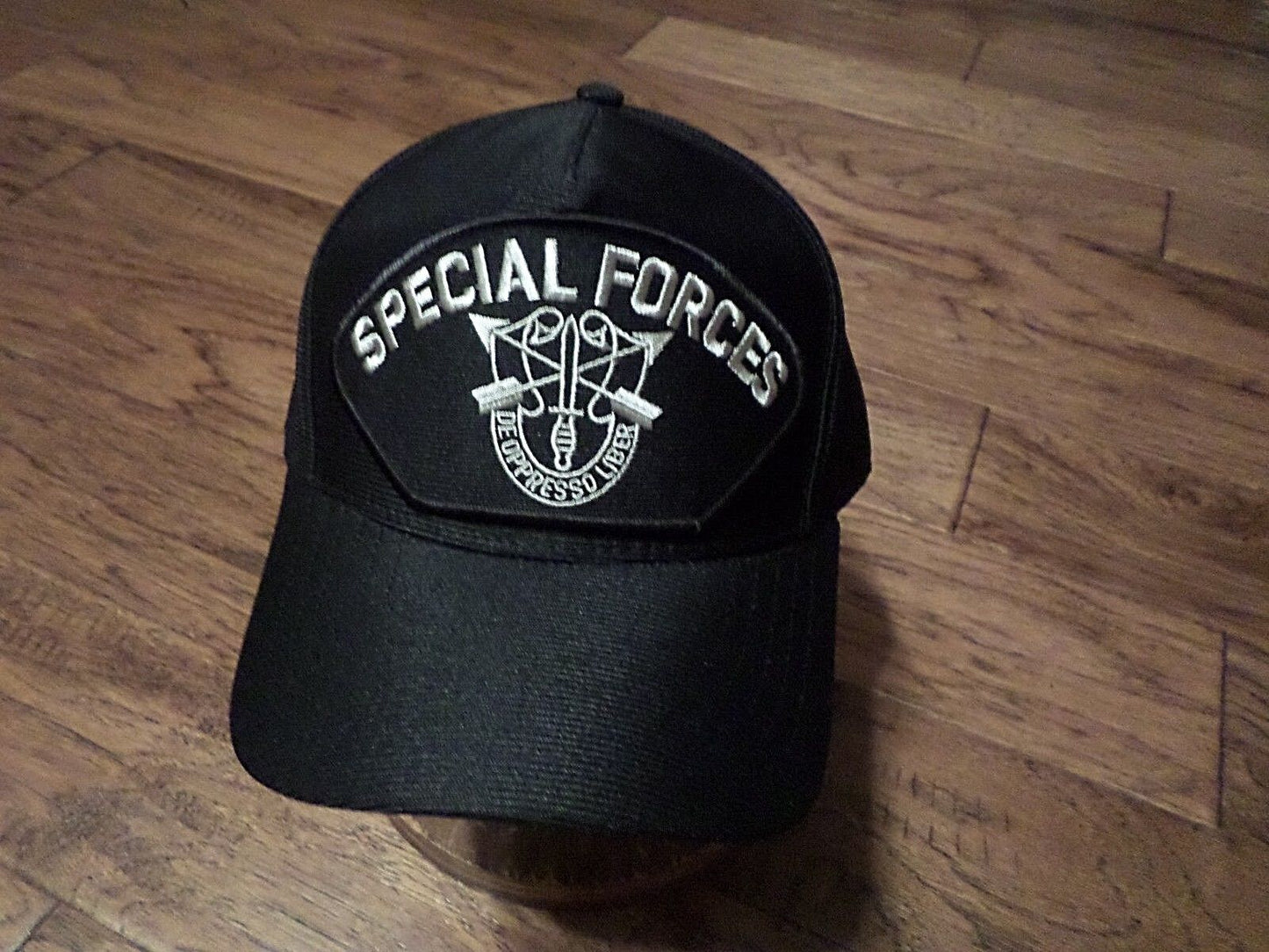 U.S MILITARY ARMY SPECIAL FORCES HAT DE OPRESSO LIBER OFFICIAL BALL CAP USA MADE
