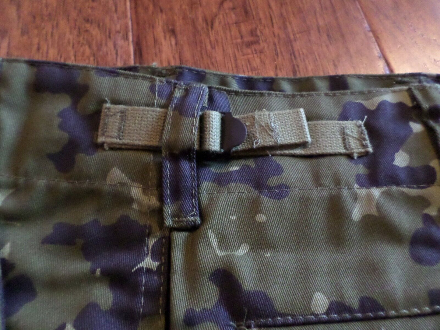 DANISH MILITARY CAMOUFLAGE BDU PANTS MILITARY CARGO 6 POCKET FATIGUE TROUSERS