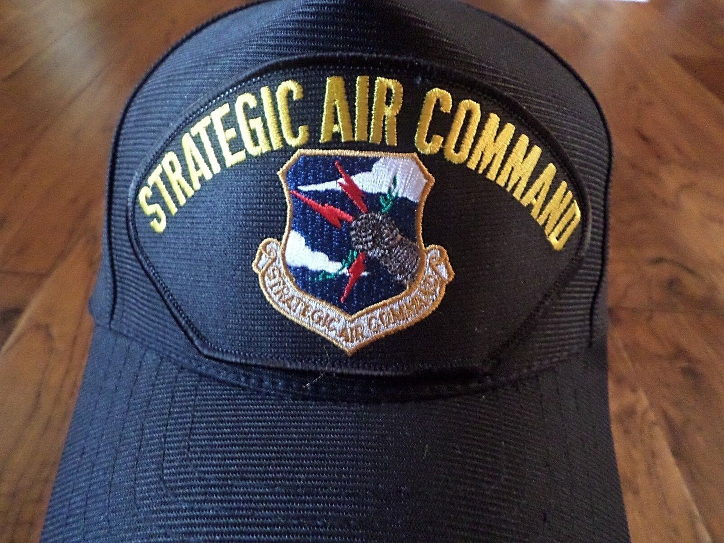 U.S AIR FORCE SAC MILITARY HAT OFFICIAL BALL CAP STRATEGIC AIR COMMAND USA MADE