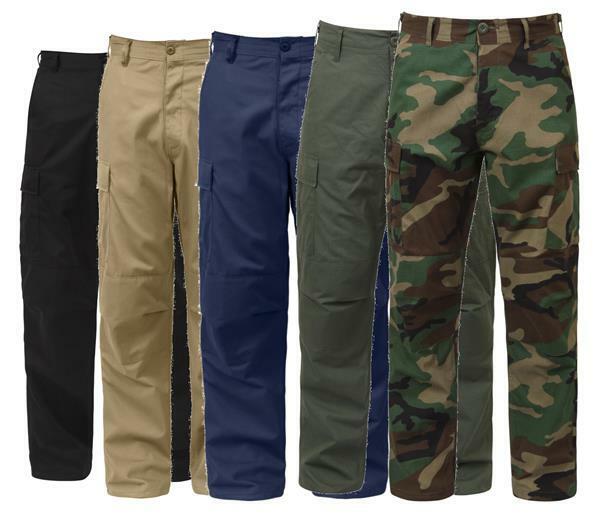 Men's Navy Blue Fatigue Pant - Rothco 6 Pocket Tactical BDU Work Pants