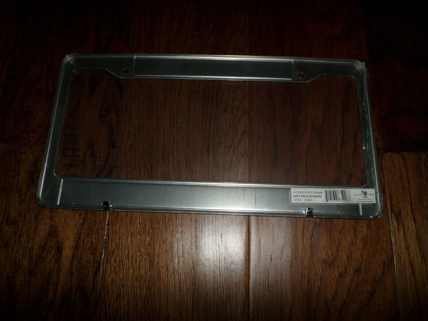 U.S AIR FORCE VETERAN METAL LICENSE PLATE FRAME 3D RAISED LETTERS U.S.A MADE