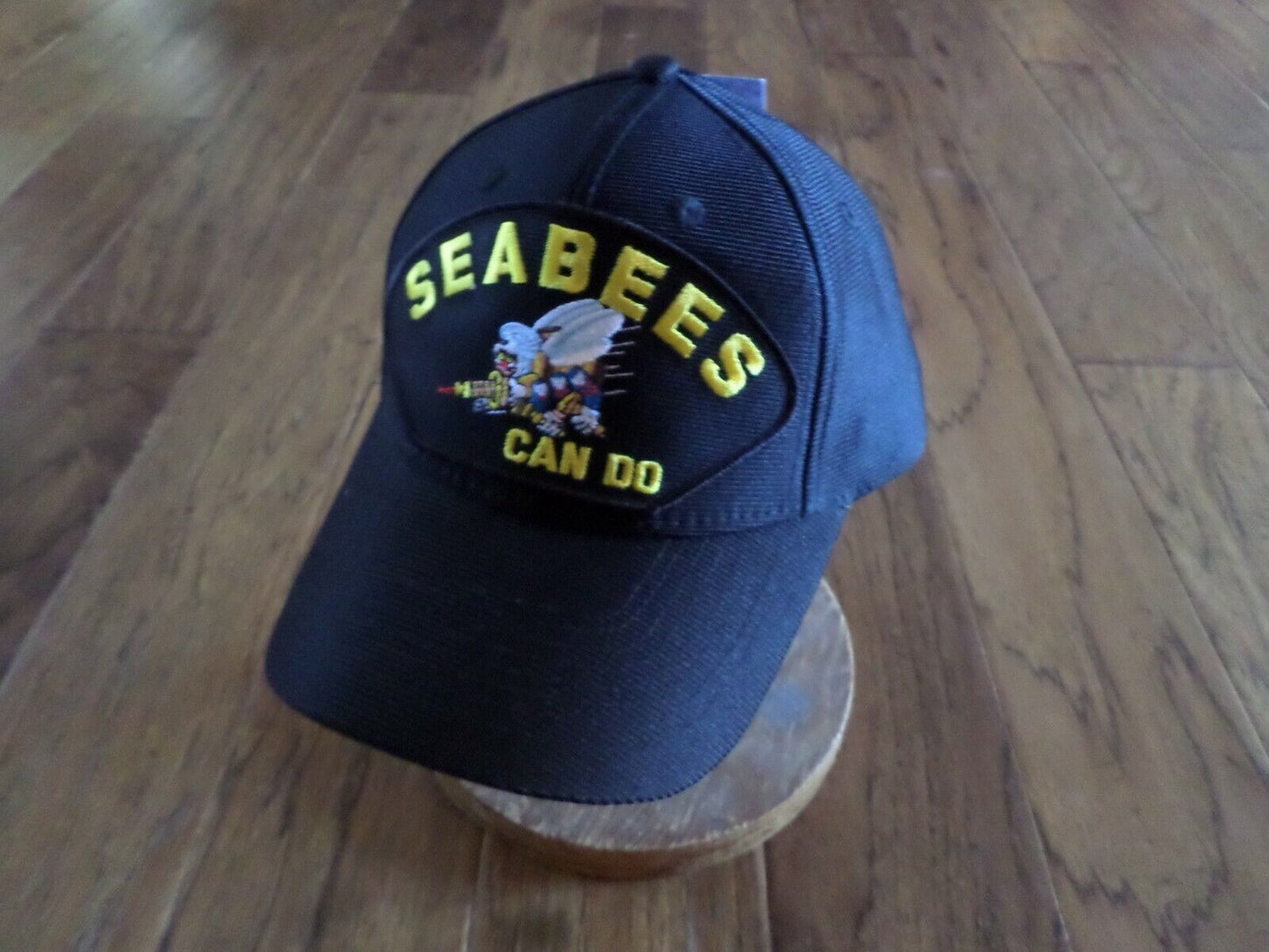 U.S NAVY SEABEES CAN DO HAT U.S NAVY OFFICIAL MILITARY BALL CAP U.S.A MADE