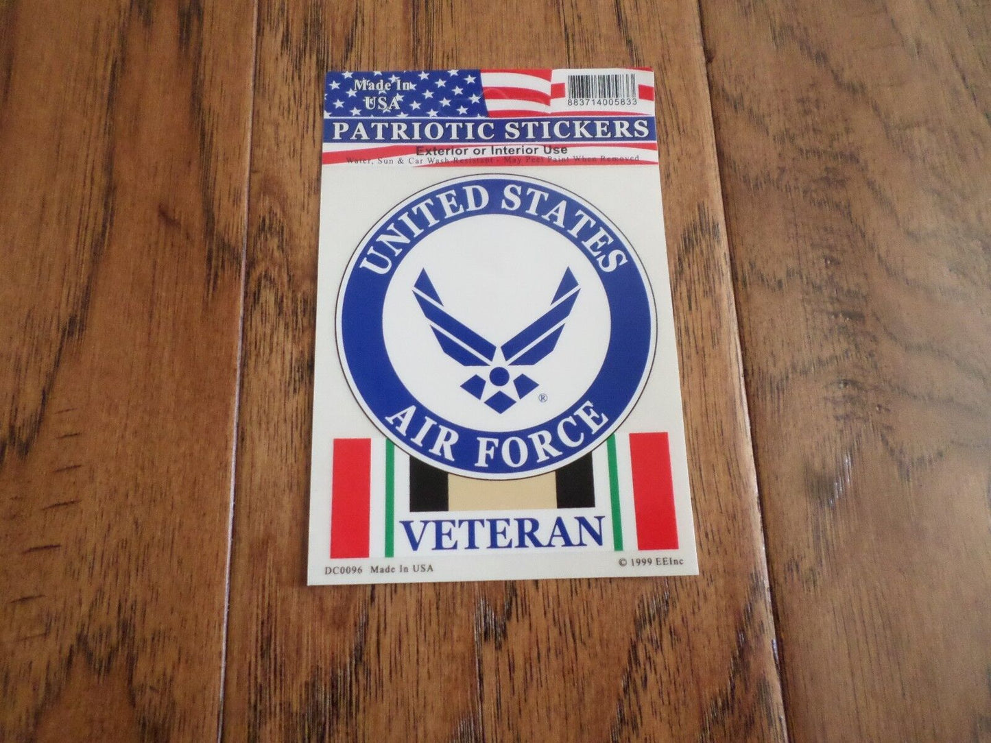 U.S AIR FORCE VETERAN OIF IRAQI FREEDOM WINDOW DECAL STICKER U.S.A MADE