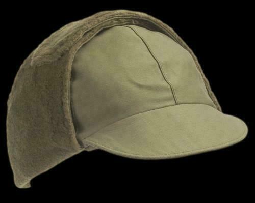 GERMAN MILITARY ISSUE ARMY WINTER PILE CAP/HAT EAR FLAPS OD GREEN SZ 58 NEW