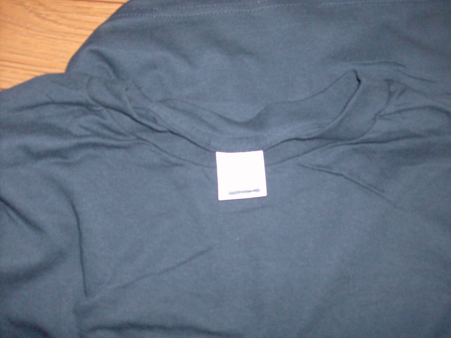 GENUINE U.S MILITARY BLUE T- SHIRT SHORT SLEEVE X- LARGE U.S MADE 100% COTTON