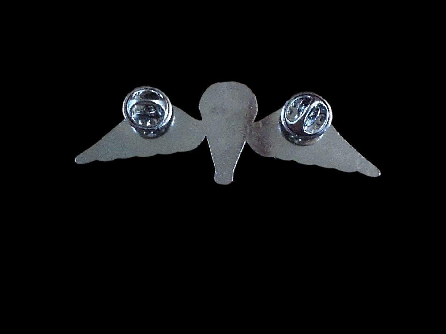 BRITISH MILITARY JUMP WINGS BADGE 2 7/8" DOUBLE POST METAL PIN