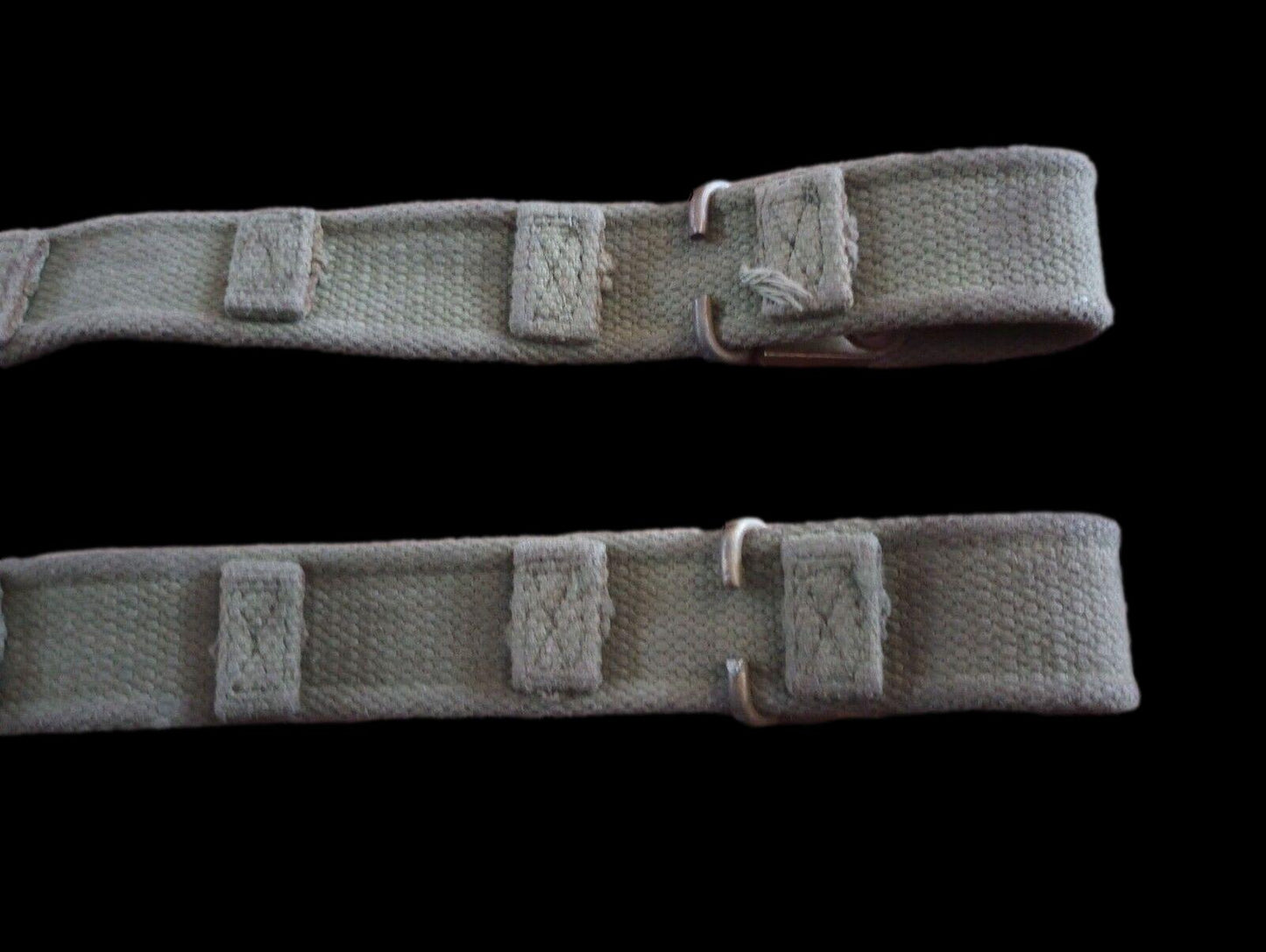WWII BRITISH MILITARY ENFIELD KHAKI RIFLE SLING P-37 FN BELGIAN FAL 49 ORIGINAL