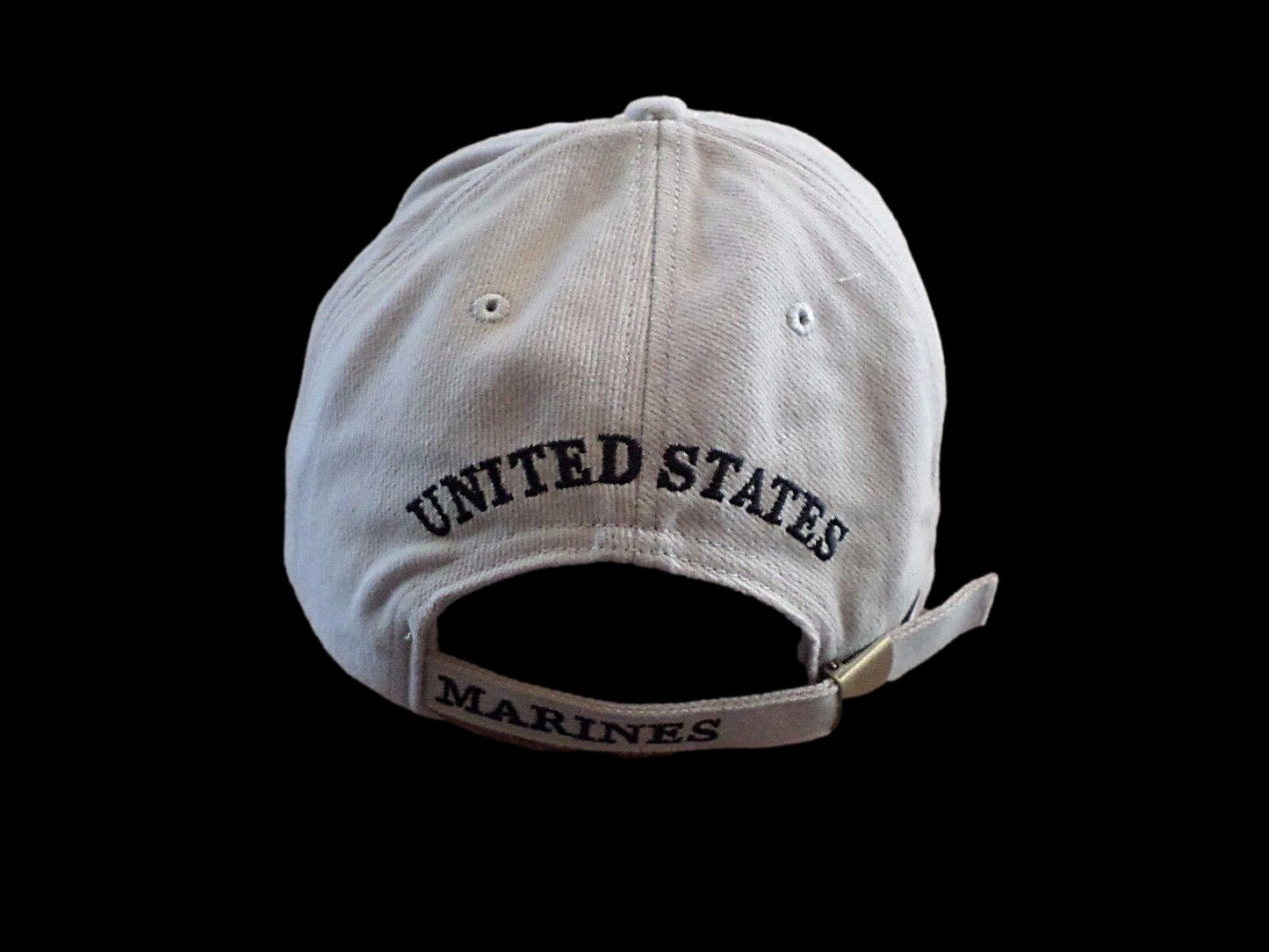 NEW U.S MILITARY MARINE CORPS EMBROIDERED KHAKI HAT CAP OFFICIAL LICENSED HATS