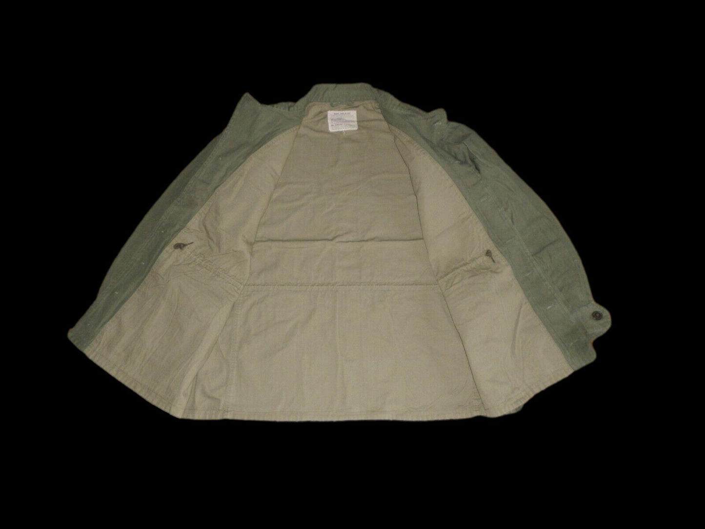US MILITARY M43 FIELD JACKET M-1943 OD GREEN SIZE 52 XXX LARGE WWII REPRODUCTION