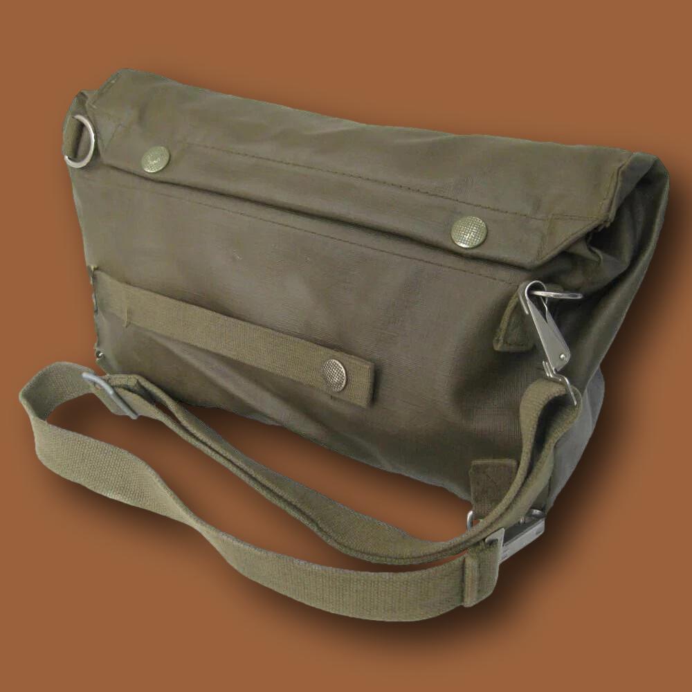 SWISS MILITARY ARMY SHOULDER BAG WITH STRAP WATER RESISTANT RUBBERIZED MATERIAL