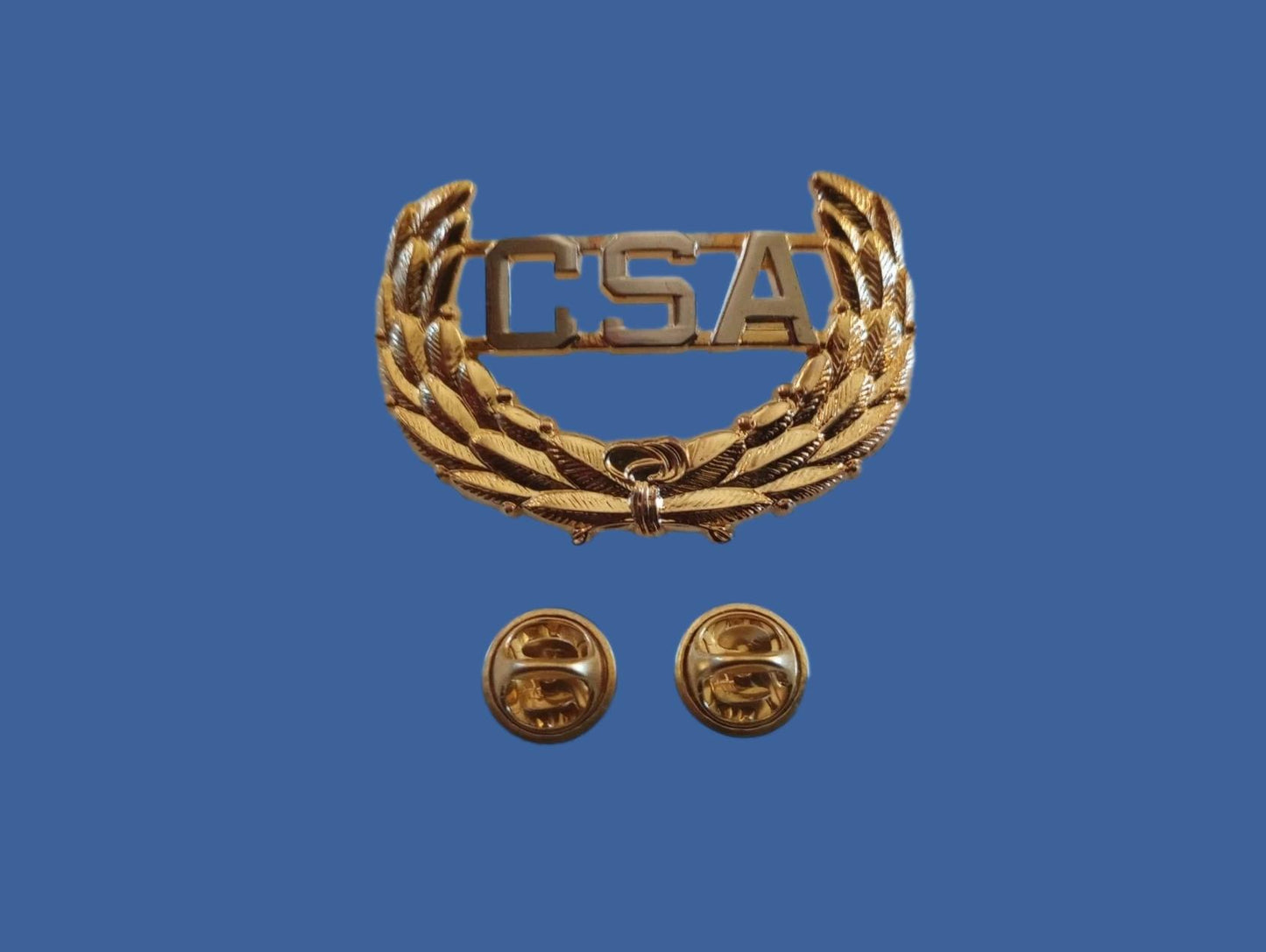 U.S CIVIL WAR C.S.A CAP BADGE INSIGNIA HAT PIN CSA CONFEDERATE STATES OF AMERICA