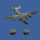 U.S MILITARY B-24 LIBERATOR BOMBER PLANE HAT PIN BADGE U.S AIR CORPS