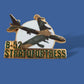 U.S MILITARY B-52 STRATOFORTRESS BOMBER PLANE HAT PIN DOUBLE CLUTCH BACK