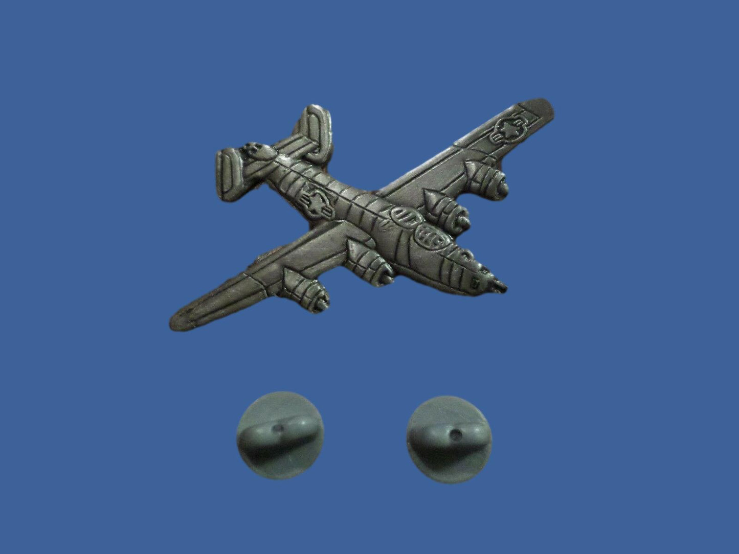 U.S MILITARY B-24 LIBERATOR BOMBER PLANE HAT PIN BADGE U.S AIR CORPS