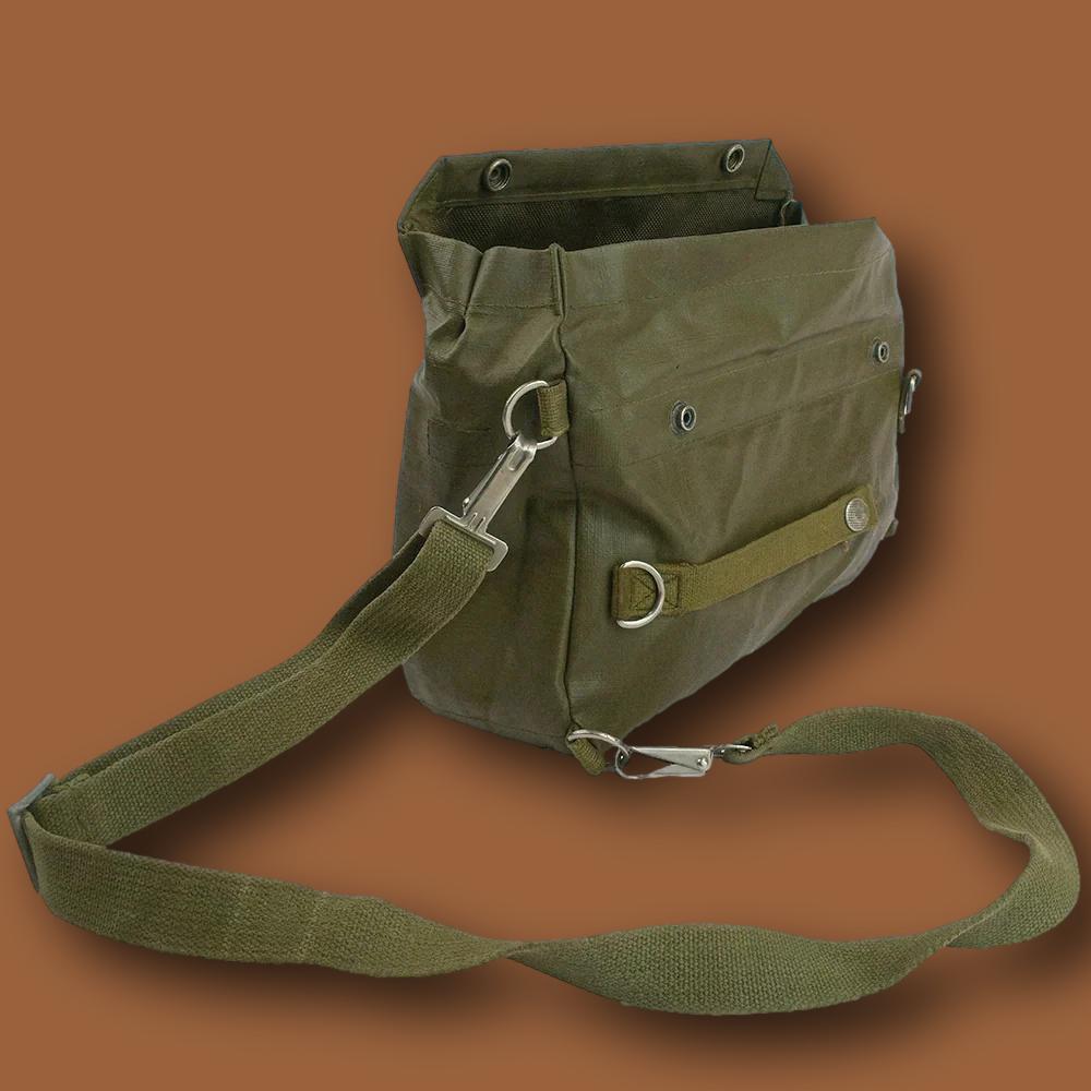 SWISS MILITARY ARMY SHOULDER BAG WITH STRAP WATER RESISTANT RUBBERIZED MATERIAL