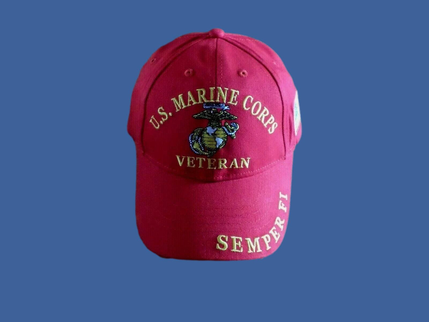 U.S Military Marine Corps Veteran Semper FI USMC Licensed Baseball Hat Cap