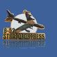 U.S MILITARY B-52 STRATOFORTRESS BOMBER PLANE HAT PIN DOUBLE CLUTCH BACK