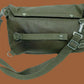 SWISS MILITARY ARMY SHOULDER BAG WITH STRAP WATER RESISTANT RUBBERIZED MATERIAL