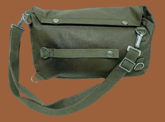 SWISS MILITARY ARMY SHOULDER BAG WITH STRAP WATER RESISTANT RUBBERIZED MATERIAL
