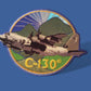 U.S.MILITARY AIR FORCE C-130 HAT JACKET PATCH HEAT TRANSFER