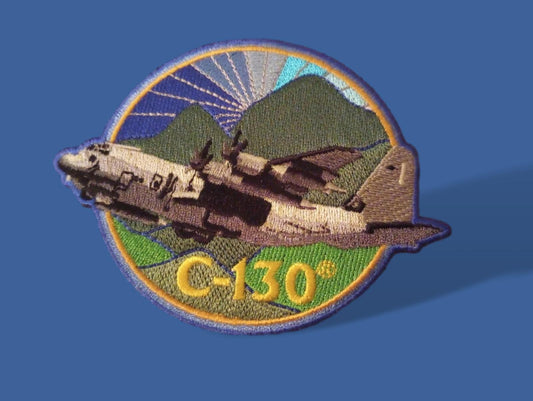 U.S.MILITARY AIR FORCE C-130 HAT JACKET PATCH HEAT TRANSFER