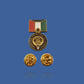 US MILITARY KUWAIT LIBERATION KUWAIT MEDAL HAT LAPEL PIN MINI SIZE 1 1/8"