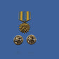 U.S MILITARY AIR MEDAL HAT LAPEL PIN ARMED FORCES MINIATURE SIZE 1 1/8" NEW