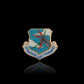 U.S MILITARY AIR FORCE SAC STRATEGIC AIR COMMAND HAT LAPEL PIN