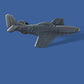 U.S MILITARY P-51 MUSTANG HAT PIN BADGE AIR FORCE DOUBLE CLUTCH BACK METAL