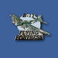 U.S MILITARY B-17 FLYING FORTRESS BOMBER PLANE HAT PIN DOUBLE CLUTCH BACK