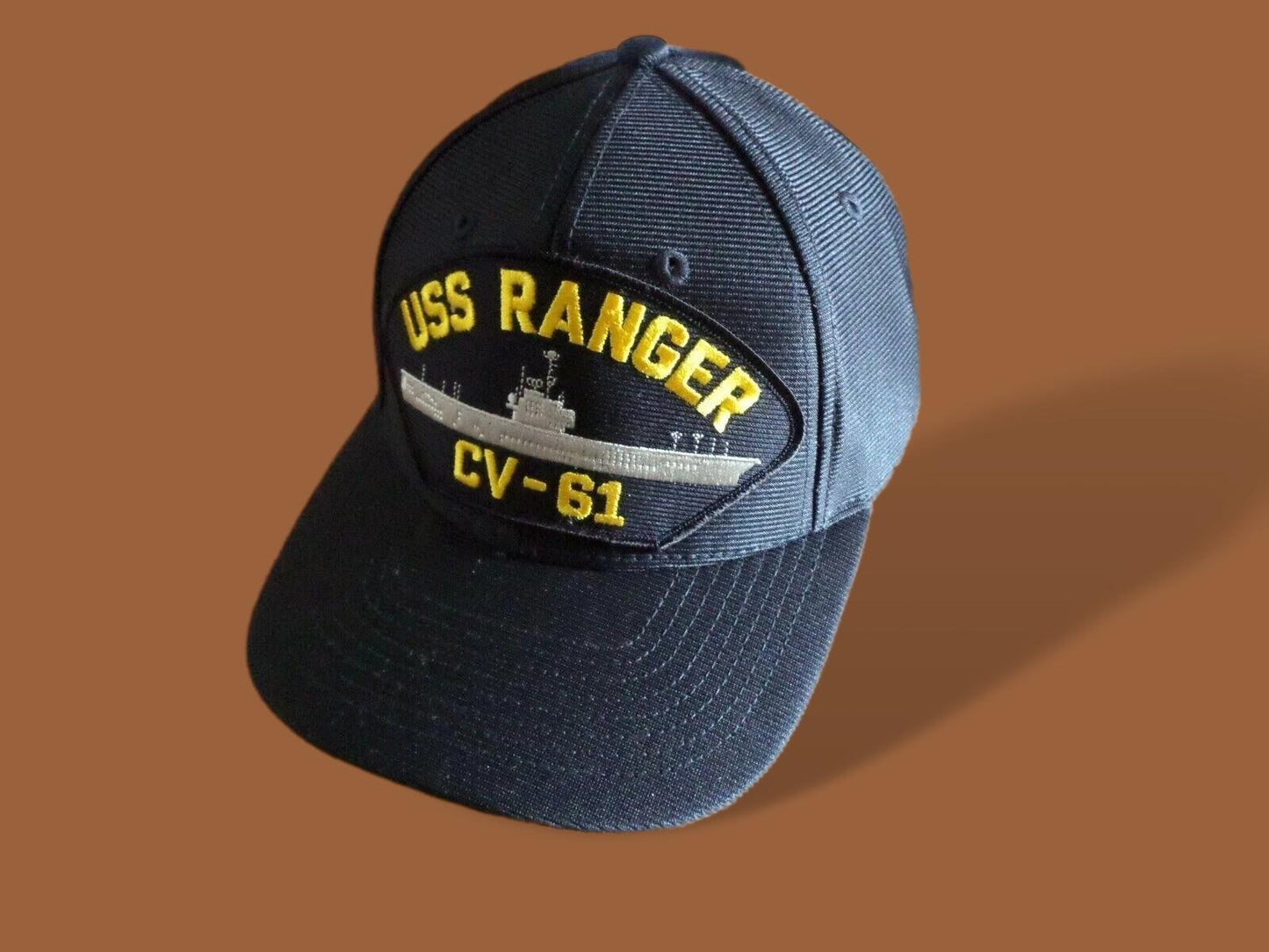 USS RANGER CV-61 NAVY SHIP HAT U.S MILITARY OFFICIAL BALL CAP U.S.A MADE