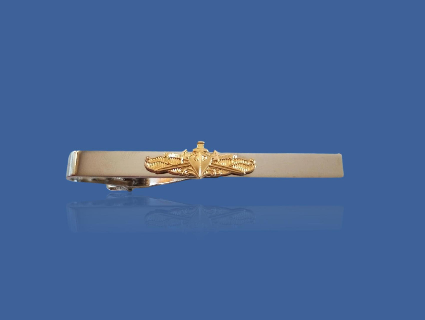 U.S MILITARY NAVY GOLD OFFICERS SURFACE WARFARE TIE BAR U.S.A MADE NEW