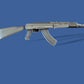 MILITARY AK-47 RIFLE HAT LAPEL PIN DOUBLE POST CLUTCH BACK GOOD QUALITY