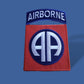 U.S MILITARY ARMY 82nd AIRBORNE ALL AMERICAN OVERSIZE BACK PATCH 5-1/4"X 3" 1/4